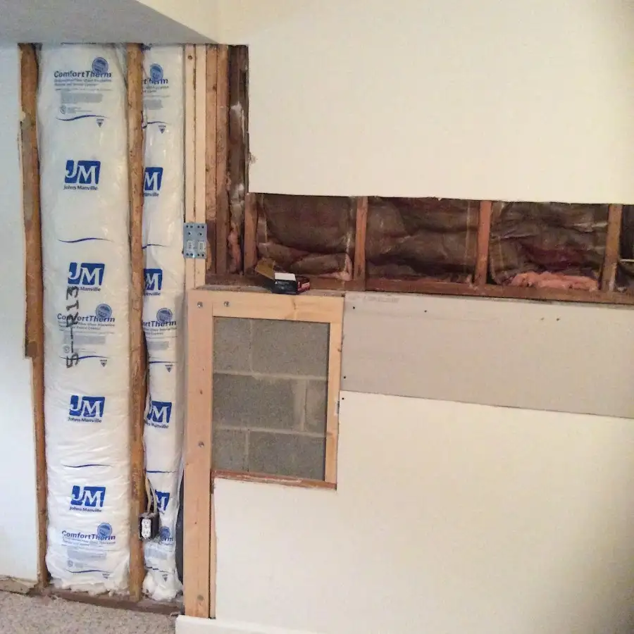 Wall insulation replacement during Contents Cleaning & Restoration in Fruitridge Pocket